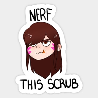 Nerf This Scrub Sticker